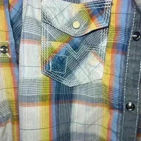 Buckle “Vintage” Button Down Shirt Boys Size Small A0037 - Picture 6 of 9